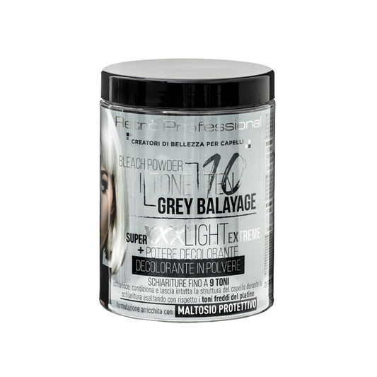 Retrò Professional Bleach Powder I-Tone Ten Grey Balayage Decolorante in polvere - Hairesia Italia