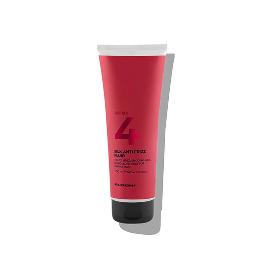 Tubo bianco con sleeve rossa con scritte nere e tappo flip top nero.