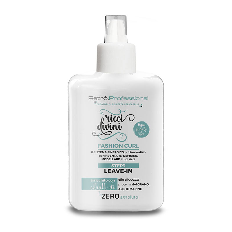 flacone spray con leave in da utilizzare come finish